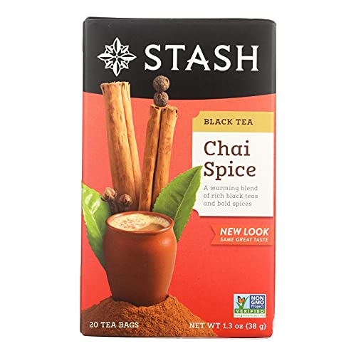 Stash Chai Spice Black Tea - 20 bags per pack - 6 packs per case. image 3