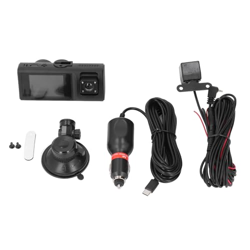 Dashcam 3 objectifs pour éviter les litiges grâce au g-sensor et mode stationnement