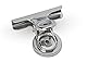 Maul 2183096 Magnet Papierklammern mit Schutzfolie, Weite 15 mm, 2 Stück, 39 x 30 mm, Silber-Metall