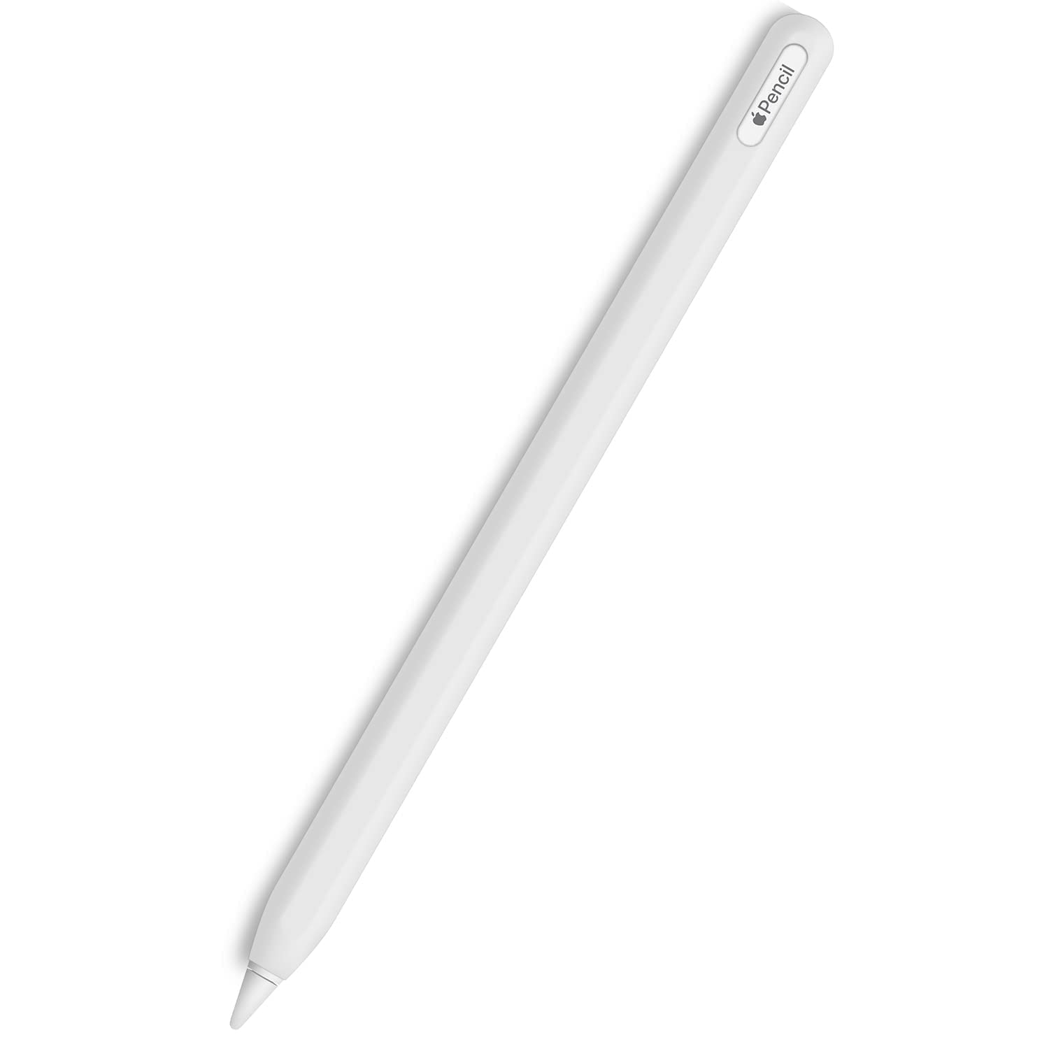 Slim Soft Silicone Sleeve Case Compatible with Apple Pencil 2nd Generation Only, Protective Grip Cover Skin for iPad Apple Pencil 2nd Gen (White)