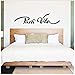Produktbild Pura Vida Wandtattoo Costa Rica Berühmte Spruch Spanisch Lateinamerika Vinyl Kunst Aufkleber Dekoration Für Wohnzimmer Room30x121cm