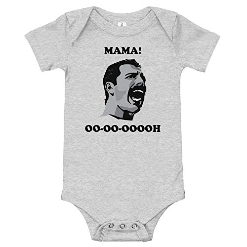 Image of Mama Ooh Bohemian Rhapsody Baby Bodysuit, Unique Baby Gift for Queen Fans