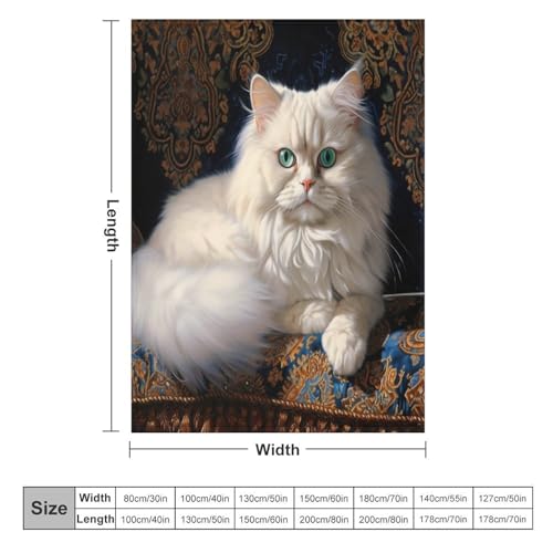 Couverture polaire chat plaid flanelle doux idée cadeau canapé lit - 6