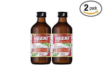 AIMIL NEERI KFT Sugar Free Syrup for Kidney Health- Improves Kidney Function naturally| 200 ML (Pack of 2)