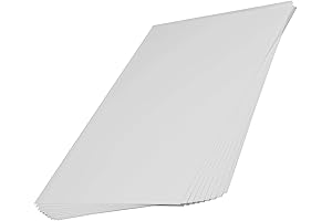 10 Pack A4 Size PVC Sheets 0.5mm Thick for Office DIY Cutting