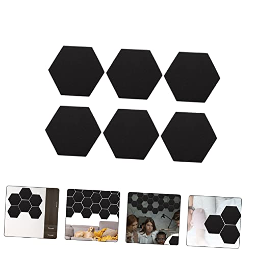 Paneles acústicos hexagonales de alta densidad ignífugos 6-Pack Toddmomy para aislamiento y reducción de ruido miniatura 7