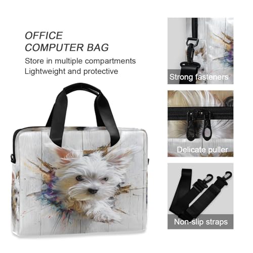 Maletín para laptop 15.6" con correa ajustable miniatura 5