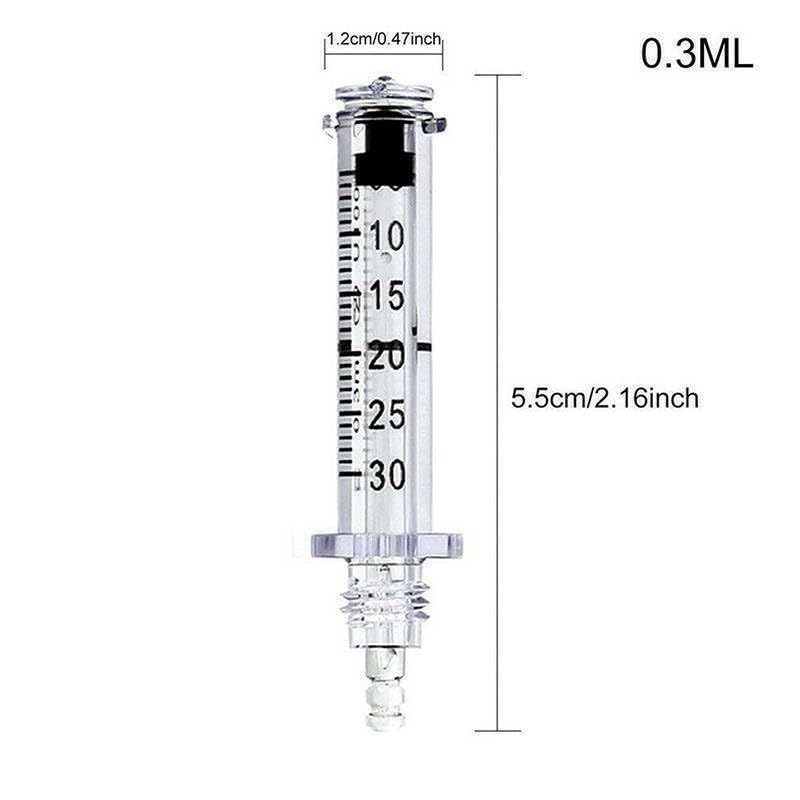 10pcs 0.3ml Empty Ampoule Nozzle + 1 pc Adapter - Non Invasive Disposable Accessories Parts - without Hydrating Hyaluronic Acid Serum - Image 3