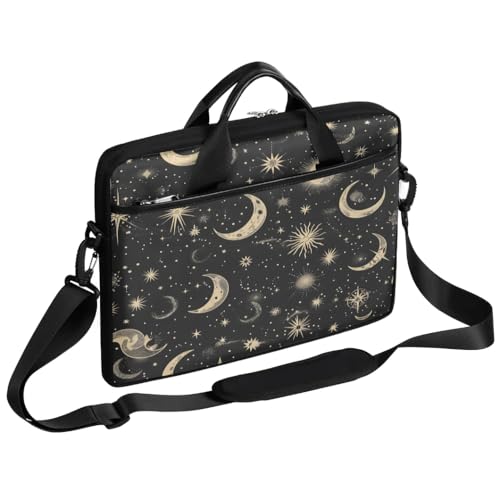 Sun and Moon 15 Inch Laptop Bag Laptop Shoulder Bag Computer Cases for Laptops or Tablets