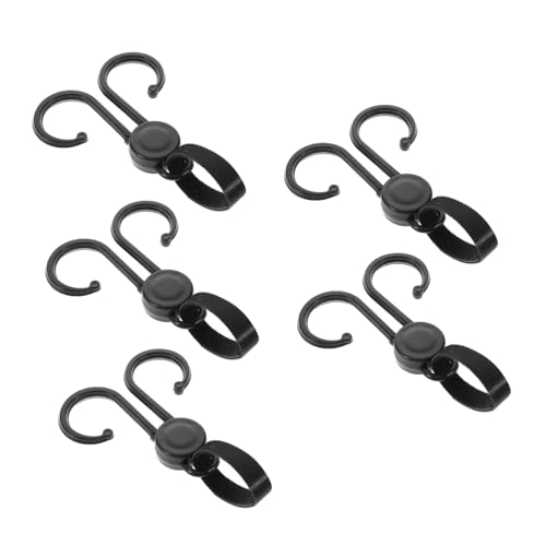 Cabilock Motorcycle Hook Set Stroller Organizer Clip Baby Diaper Bag Hooks Plastic