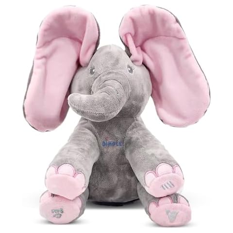 Dimple Kaia Baby Animated Stuffed Plush Elephant Toy Cover