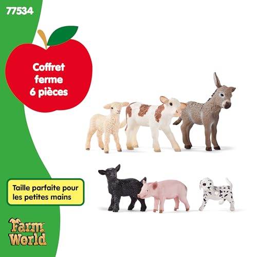 Schleich Farm World | Set Animaux de la Ferme 77534 | dès 3 Ans | 6 pièces – vue 5