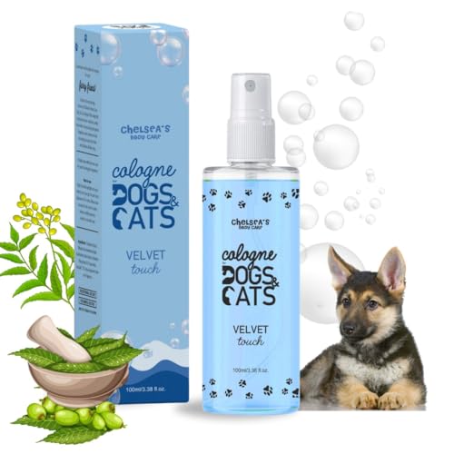 Ektek Care Velvet Touch Pet Cologne | Controls Odour, Keep Coat Smelling Fresh & Daily Use Refreshing Fragrance Spray for German Shepherd Dogs &...