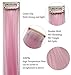 SARARHY Light Pink Light Purple Fashion Hair Accessories Clip in/On Wig Pieces for Amercian Girls and Women Colored Hair Extension