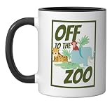 Off to the Zoo, Animal and Zoo Lovers Ceramic Mug...
