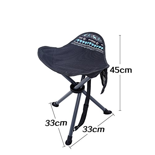 WANGS Folding chair with super light folding stool outdoor fishing stool reinforced stool by train stool-A