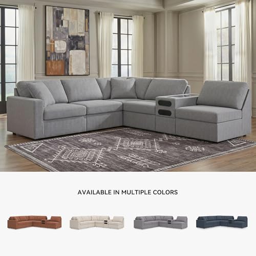 Image of Signature Design by Ashley 6-Piece Modular Sectional Sofa with Storage