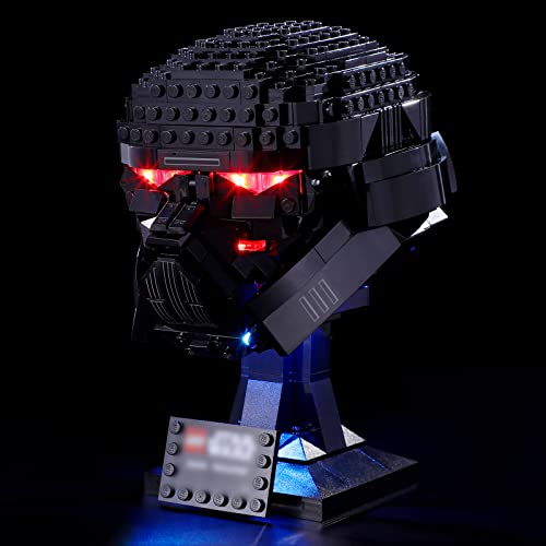 YEABRICKS LED Licht für Lego-75343 Star Wars Dark Trooper Helmet Bausteine Modell (Lego Set Nicht enthalten) – Bild 3