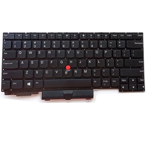 Clavier ordinateur portable Lenovo Thinkpad E14 noir de rechange version États-Unis US