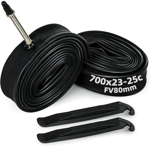 Chambres à air 700x23c Presta 80mm LotFancy pour pneu de vélo de route