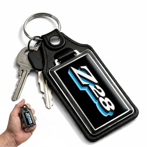 Image of Brotherhood Car Key Chain for Camaro - Classic Models Keychain for Men and Women Gift Key Ring - Blue - 1978 Z28