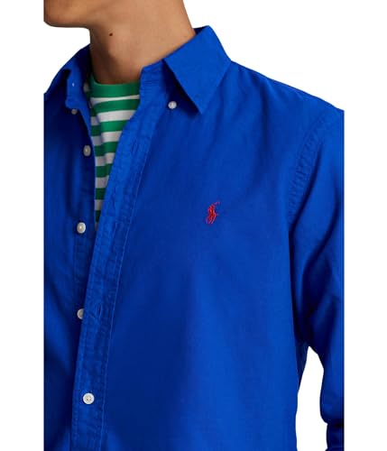 Image of POLO RALPH LAUREN Men's Classic Fit Plaid Oxford Shirt
