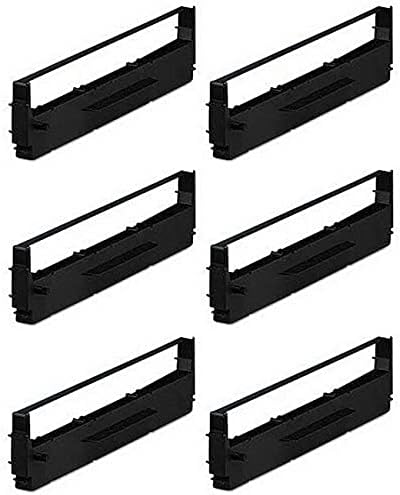 Cintas de impresora compatibles SuppliesMAX (6 unidades) miniatura 2
