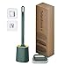 Brosse WC Silicone, Brosse Toilettes WC et Support Vert, Brosse Nettoyage Convient pour Les Toilettes, la Baignoire, Le lavabo