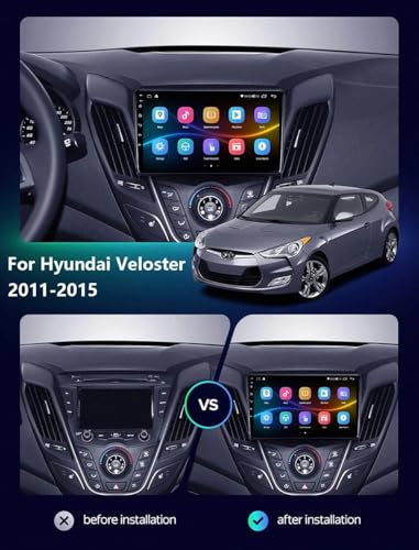 Pantalla para Hyundai Veloster 2011-2015 con Carplay y Android Auto GPS DSP 2