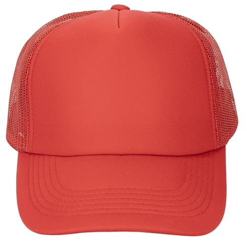 Image of Gelante 12 Pcs Sublimation Blank Trucker Hats - 5 Panel Mesh Snapback Baseball Cap Bulk