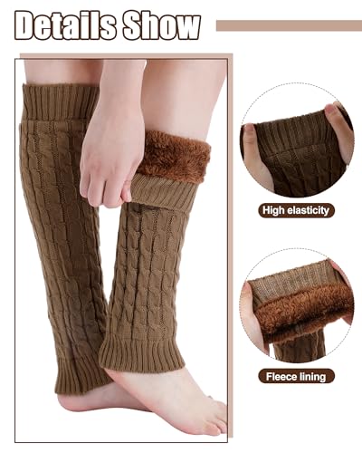 Image of Shihanee Fleece Leg Warmers Women