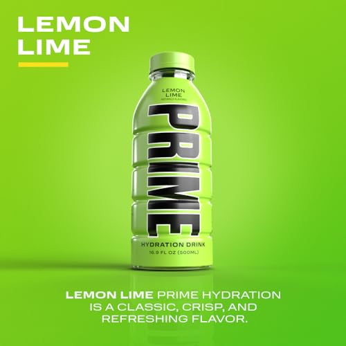 Prime Hydration Zero Sugar Lemon Lime (12 Pcs Case) Case
