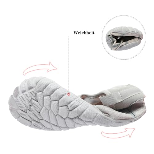 Image of Men's Hike Barefoot Quick-Dry Sports Shoes Wide Toe Aqua for Swim Diving Surfing Kayaking Pool Beach Walking