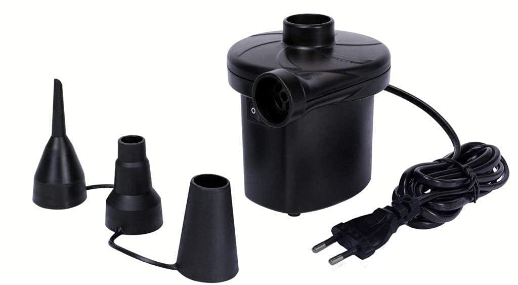 Sellzie Electric Air Pump for Inflatables | High-Power Air Sofa Pump with 3 Nozzle Attachments | Quick-Fill Portable Inflator for Air Mattresses, Pools, Sofas, and More (Black)-image-40