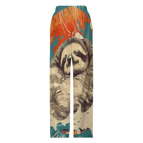 Sloth Sleep Animal CartoonChildren's Casual Pajamas140CM4