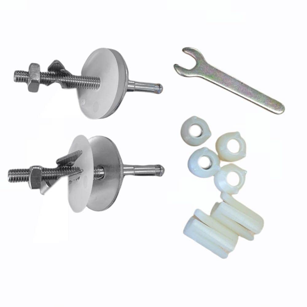 Ideal Standard - Set Di Cerniere Per Sedile Copriwater Serie I.life S E I.life B - TV90067 - Ricambio Originale Con Viti