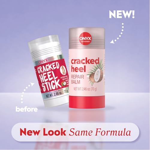 Onyx Professional Cracked Heel Repair Balm Stick for Dry Cracked Feet Treatment, Coconut Scent, 1 pack - Moisturizing Foot Balm, Rolls On, Cracked Heel Treatment - Image 3