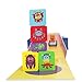 Peaceable Kingdom Crash Monsters Toddler Game - Learning Toys for 2 Year Olds and up, Preschool Games, Toddler Board Games - Develops Fine Motor Skills, Color Matching, Stacking Blocks