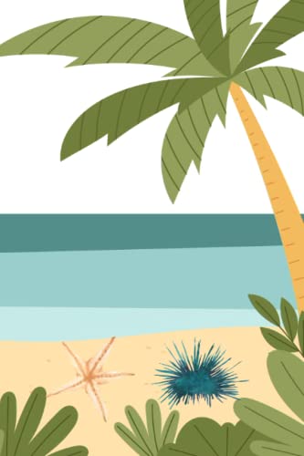 Palm Tree Beach Notebook, Journal or Diary: Palm Tree Beach Notebook, Journal or Diary, 120 pages, 6x9', Durable Matte Cover