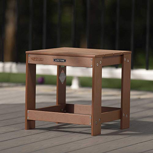 Lifetime 60246 Adirondack Table, Brown #TOP1
