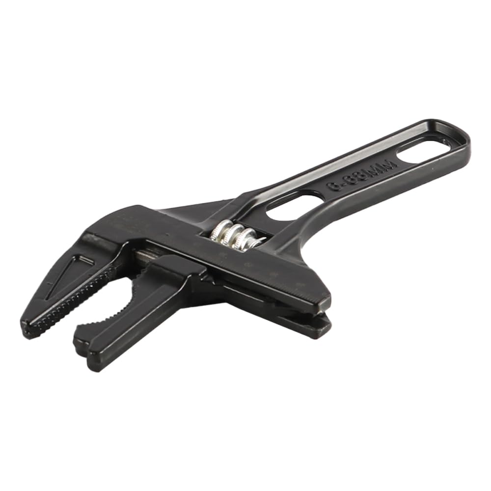 Llave inglesa ajustable Llave inglesa Herramienta Llaves de media luna Herramientas Resistente a roturas Ajustable 20 cm para tareas de plomería Apretar pernos