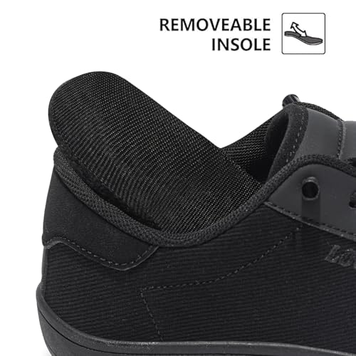 Slip On Loafers for Women No Tie Elastic Laces | Barefoot Wide Toe Box Canvas Shoes | Zero-Gravity Minimalist Comfort Slip-Ons | Lightweight Flexible Everyday Sneakers4