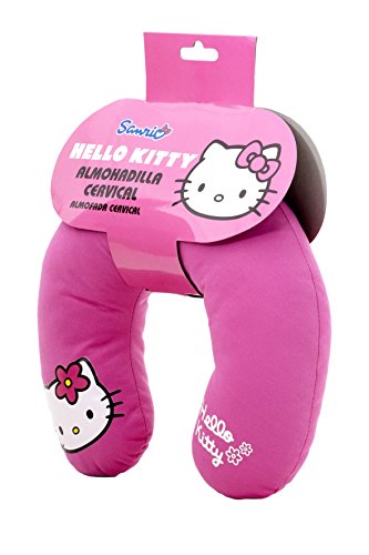 Coussin cervical Hello Kitty en forme de U pour éviter le mal de cou des enfants