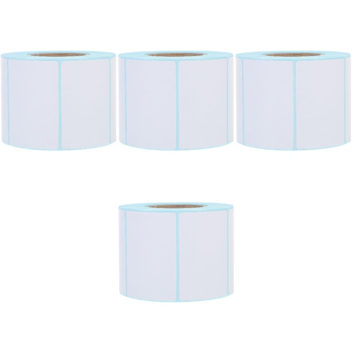 NUOBESTY Lot De 4 Étiquettes Thermiques Autocollantes Pour Adresse Dexpédition Résistantes Aux Rayures Légères 2 Rouleaux X 4