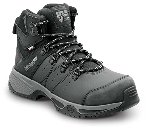 Timberland PRO Switchback, Men's, Black/Grey Pop, Comp Toe, EH, WP, MaxTrax Slip-Resistant Work Hiker (9.5 W)2