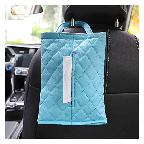 Leather Car Tissue Holder, Hanging Napkin Holder for Car Back ...