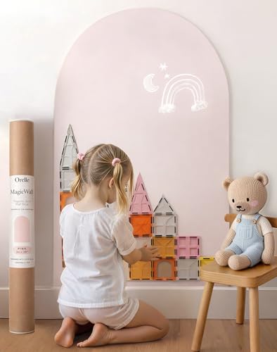 Vinilo decorativo mágico Orelle de pared arco rosa miniatura 1