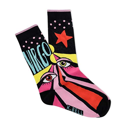 Image of K. Bell Socks womens Retro Varsity Lettuce Crew