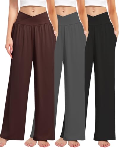 Kivdol Wide Leg Yoga Palazzo Pants
