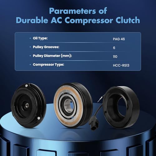 Image of ECCPP AC Compressor Clutch 2012-2018 Fit for Mazda 3 2.0L 2.5L